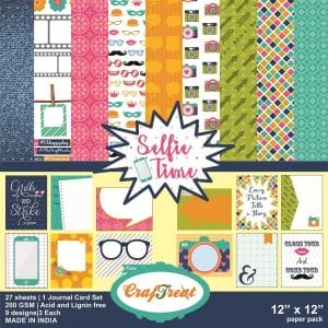 CrafTreat Paper Pack - Selfie Time 12x12
