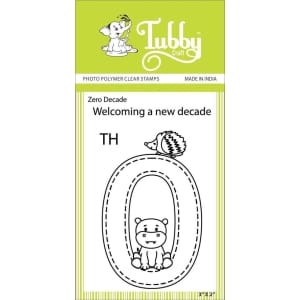 Tubby Photopolymer Clear Stamps - Zero Decade