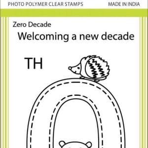 Tubby Photopolymer Clear Stamps - Zero Decade