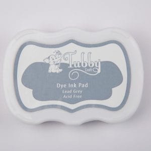 Tubby Craft Dye Ink Pad - Lead Grey