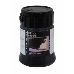 Daler-Rowney Gesso Primer - Black (250 ml)