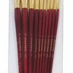 Daler Rowney Simply Bristle White Long Handled Brush Set Of 10