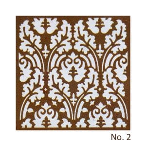 Stencil - Floral Design 1 (8 by 8 inch)