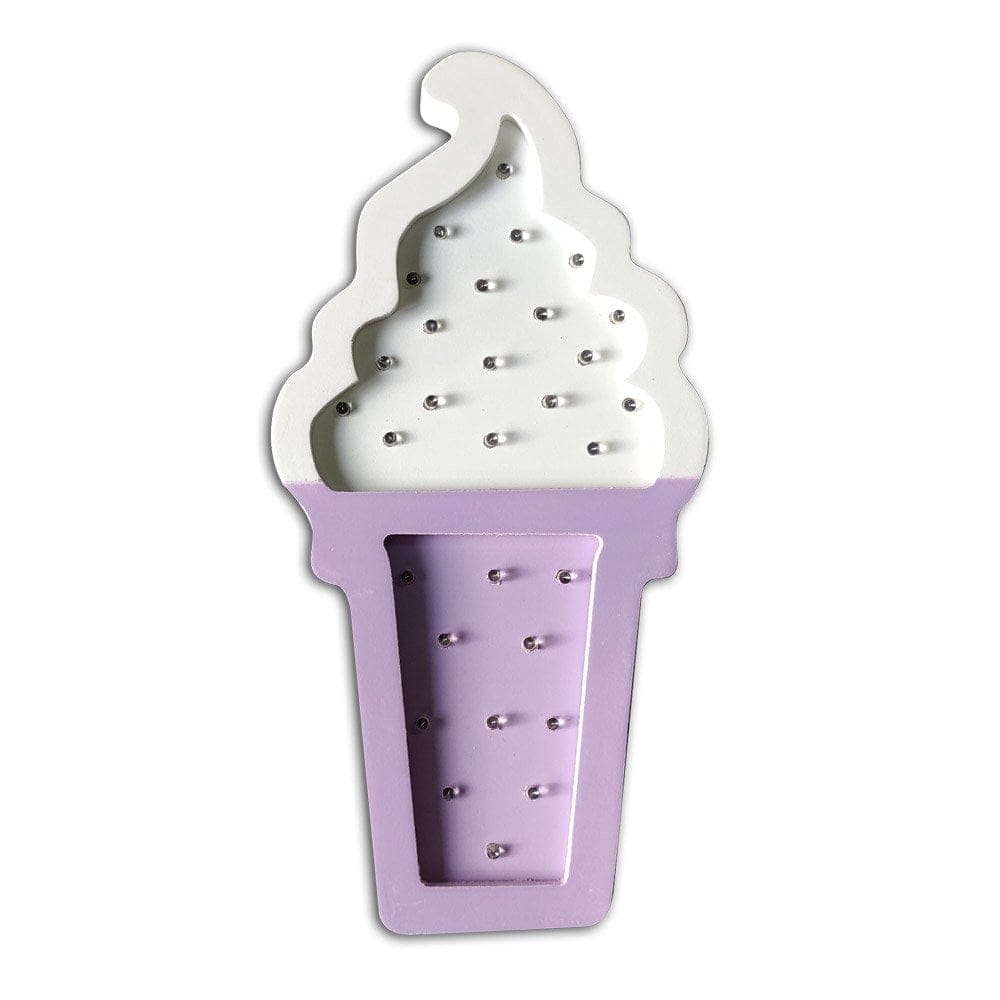 Wooden Marquee Lights - IceCream CHML 08 marquee lights ice cream Wooden Marquee Lights - IceCream