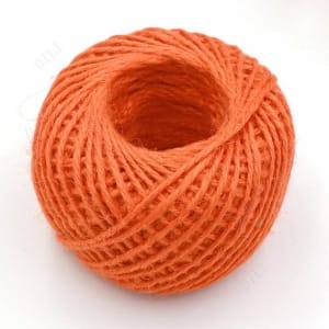 Jute Cord - Orange (50 metres)