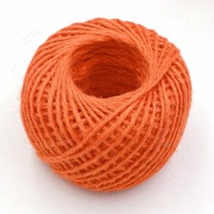 Jute Cord - Orange (50 metres)