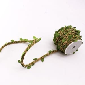Jute rope with Leaves (10 mtrs)