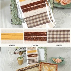 Enogreeting Fall in Love with Ribbon - Design 1
