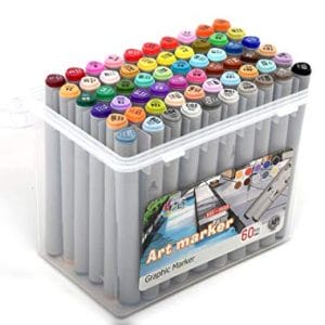 Hakims Alcohol Markers Set of 60