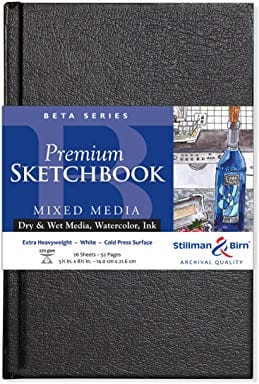 Stillman And Birn Potrait Hardbound Sketchbook (5.5 by 8.5 inches) (Beta Series)