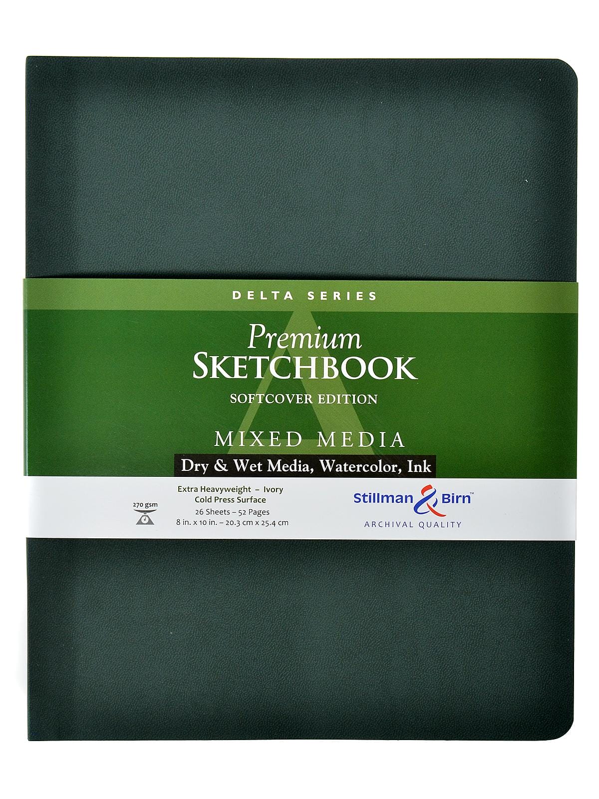 Stillman And Birn Potrait Softcover Sketchbook (8 by 10 inches) (Delta Series) StillMan and Birn potrait softcover delta Stillman And Birn Potrait Softcover Sketchbook (5.5 by 8.5 inches) (Delta Series)