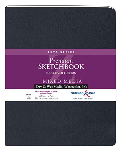 Stillman And Birn Potrait Softcover Sketchbook (8 by 10 inches) (Zeta Series) StillMan and Birn potrait softcover zeta seriers Stillman And Birn Potrait Softcover Sketchbook (5.5 by 8.5 inches) (Zeta Series)