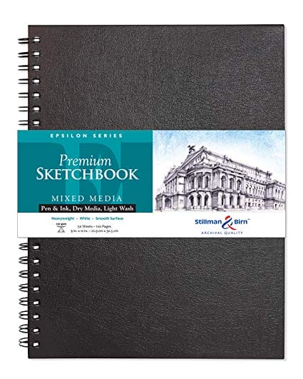 Stillman And Birn Potrait Wirebound Sketchbook (6 by 8 inches) (Epsilon Series)