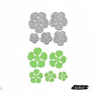 Steel Cutting Dies - Flowers (Set of 5 dies)
