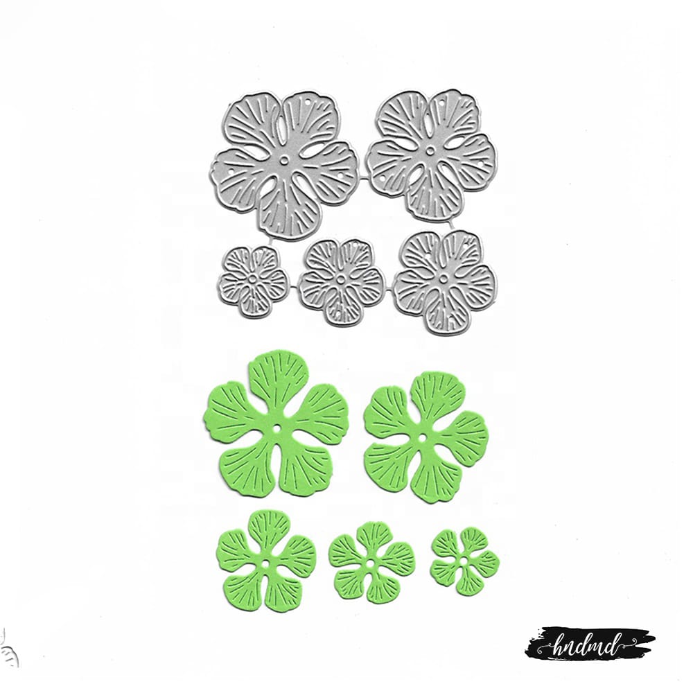 Steel Cutting Dies - Flowers (Set of 5 dies)