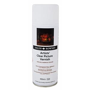 Daler-Rowney Artists’ Clear Picture Varnish Aerosol 400 ML