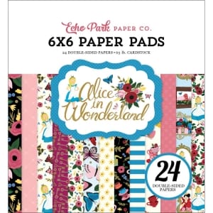 EchoPark paper pad - Alice in Wonderland (6by6 inch)