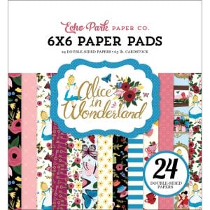 EchoPark paper pad - Alice in Wonderland (6by6 inch)