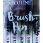Ecoline Brush Pen X5 (Set of 5) - Grey