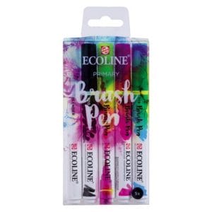 Ecoline Brush Pen X5 (Set of 5) - Primary
