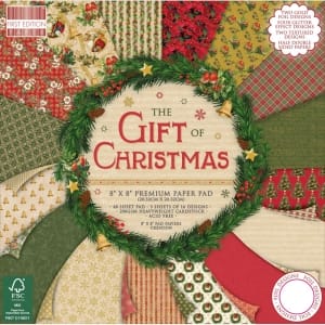 First Edition Premium Paper Pad 8"X8" - Gift of Christmas (48/Pkg)