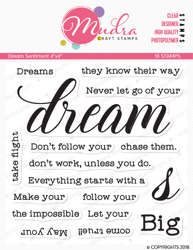 Mudra Craft Stamps - Dream