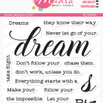 Mudra Craft Stamps - Dream