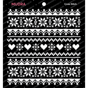 Mudra Stencils - Cross stitch