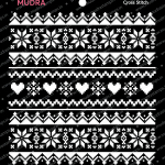 Mudra Stencils - Cross stitch