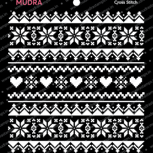 Mudra Stencils - Cross stitch