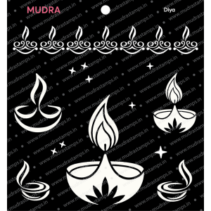 Mudra Stencils - Diya