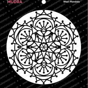 Mudra Stencils - Warli Mandala