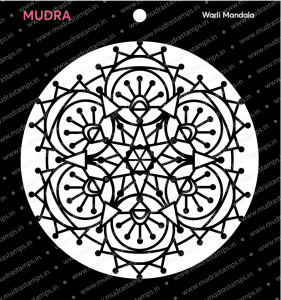 Mudra Stencils - Warli Mandala