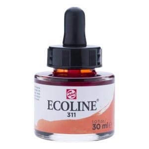 Talens Ecoline Liquid Watercolour 30ml - Vermilion