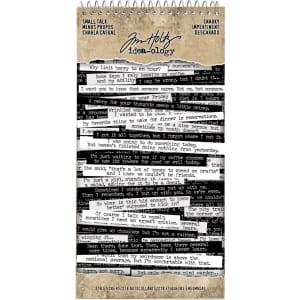 Tim Holtz Idealogy Spiral Bound Sticker Book - Small Talk Snarky
