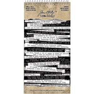 Tim Holtz Idealogy Spiral Bound Sticker Book - Small Talk Snarky