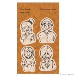 CrafTangles Photopolymer Stamps - People of India