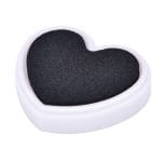 Colorful Heart shaped Ink Pad - Black