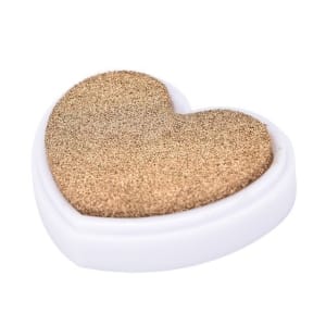 Colorful Heart shaped Ink Pad - Gold