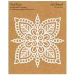 CrafTangles 6"x6" Stencil - 4 Leaf Lace