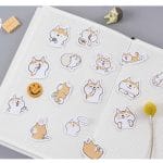 Cute Animals Stickers or Ephemera (45 pcs)