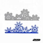 Steel Border Dies - Snowflakes Edge