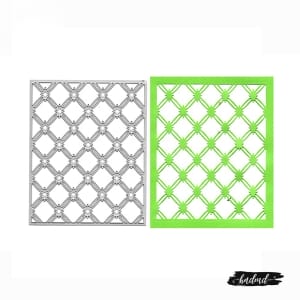 Steel Background Dies - Diamond Grid (XY655)