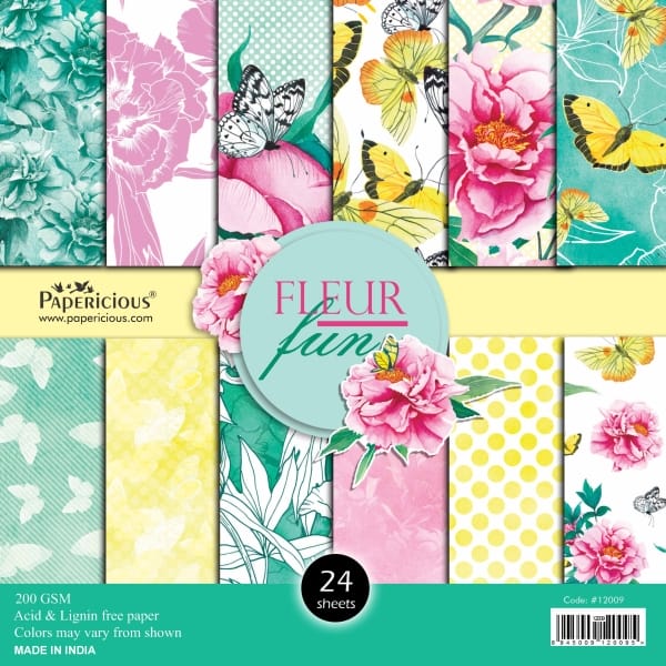 Papericious - Fleur Fun (12 by 12 paper)