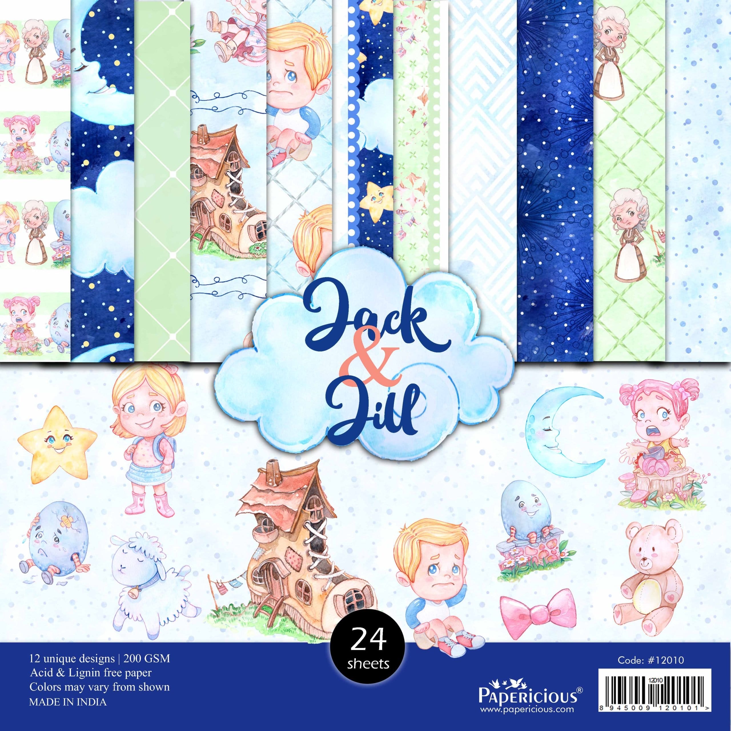 Papericious - Jack and Jill (12 by 12 paper) jack and jill papericious scrapbook paper scaled Papericious - Jack and Jill (12 by 12 paper)