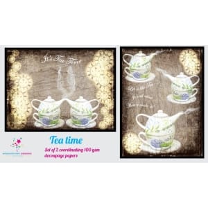 Nakshathra Designz Decoupage paper - Tea Time