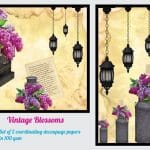 Nakshathra Designz Decoupage paper - Vintage Blossoms