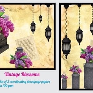 Nakshathra Designz Decoupage paper - Vintage Blossoms