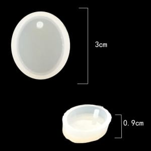 Oval Pendant Silicone Jewellery Mould
