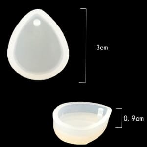Tear Drop Pendant Silicone Jewellery Mould